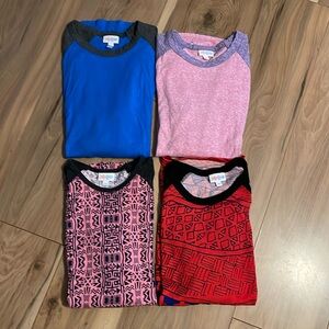 (4) LuLaRoe “Randy” Shirt Bundle